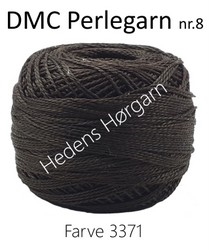 DMC Perlegarn nr. 8 farve Sort brun